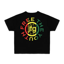 Load image into Gallery viewer, JFG x Free The Youth Tee (Black)