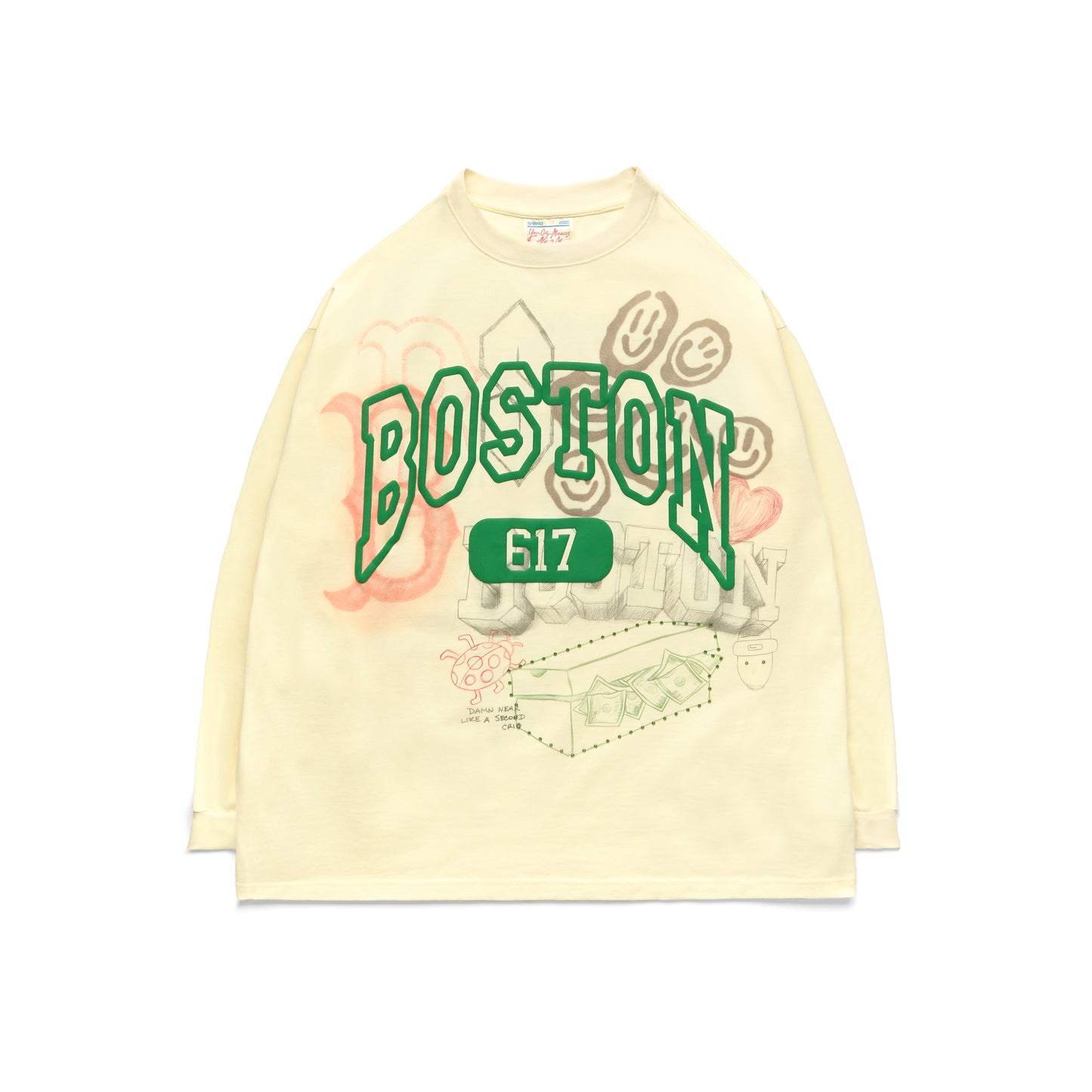 "Notes To Boston" Long Sleeve Tee