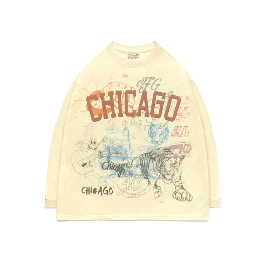 "Notes To Chicago" Long Sleeve Tee