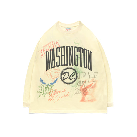 "Notes To Washington DC" Long Sleeve Tee