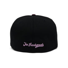 Load image into Gallery viewer, JFG X New Era 59FIFTY Sacred Heart Logo Fitted (Black/Maroon)