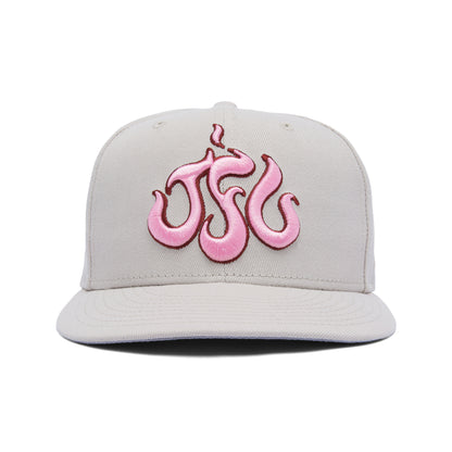 JFG X New Era 59FIFTY Sacred Heart Logo Fitted (Stone)