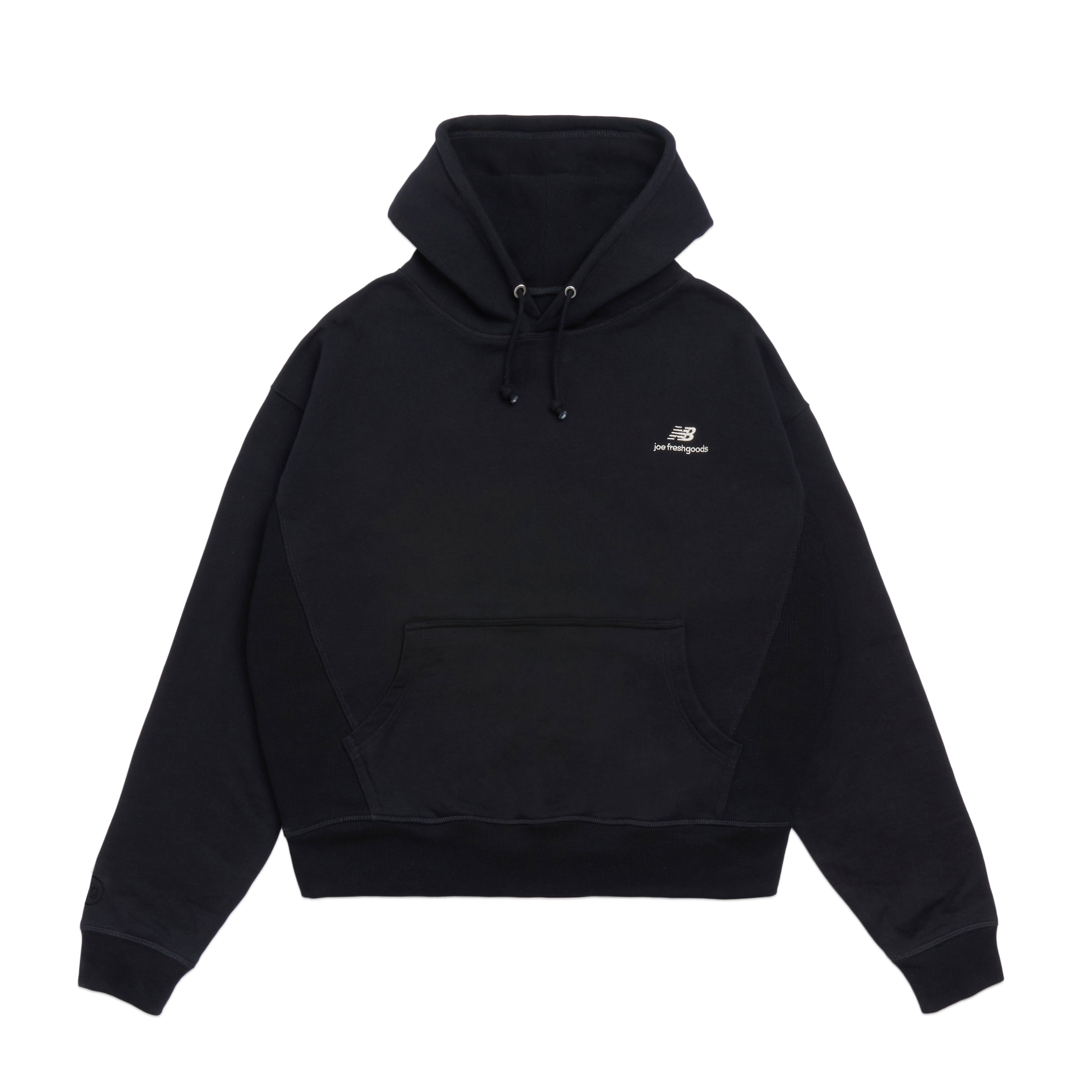 New balance hoodie black sale