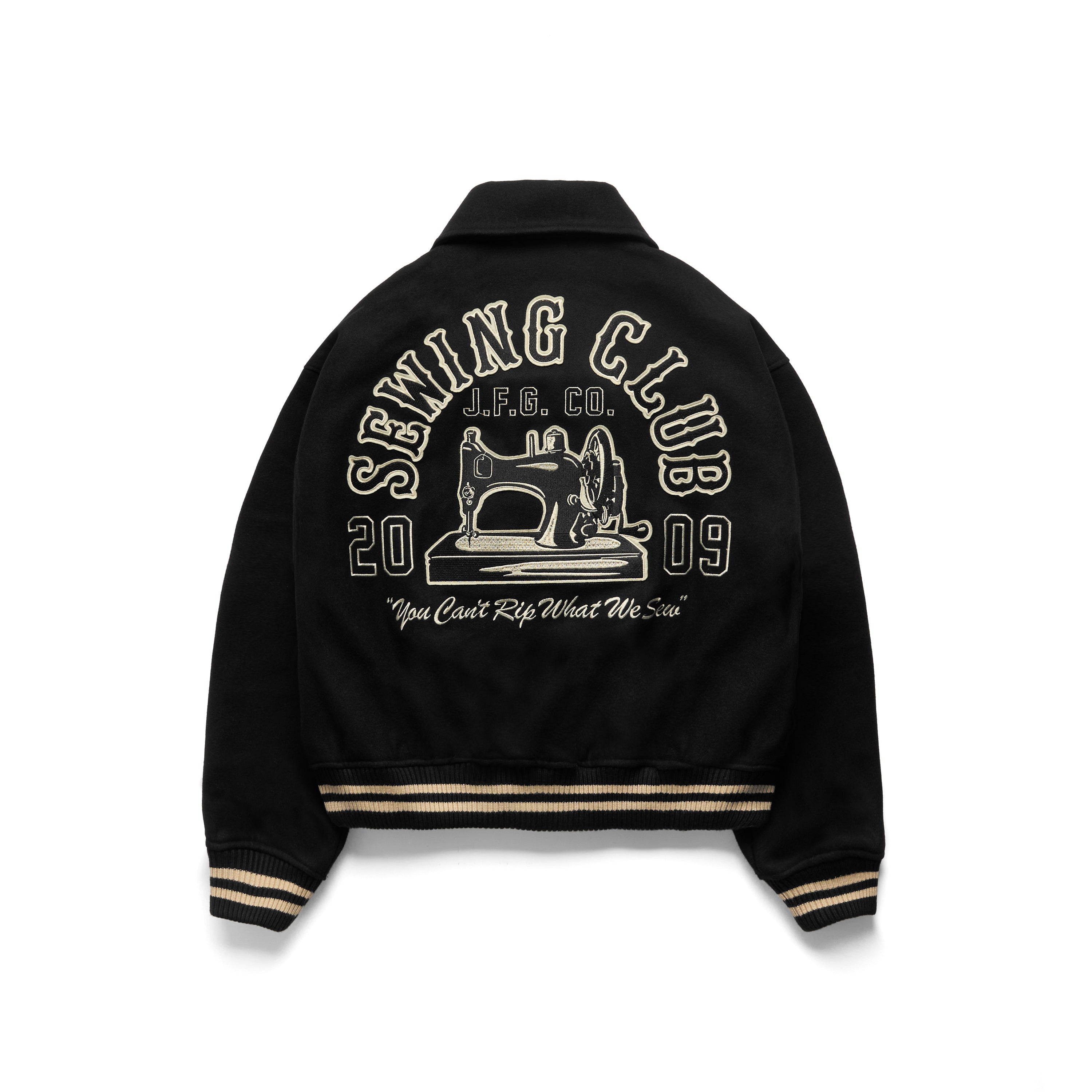 JFG Sewing Club Varsity Jacket – JOE FRESHGOODS