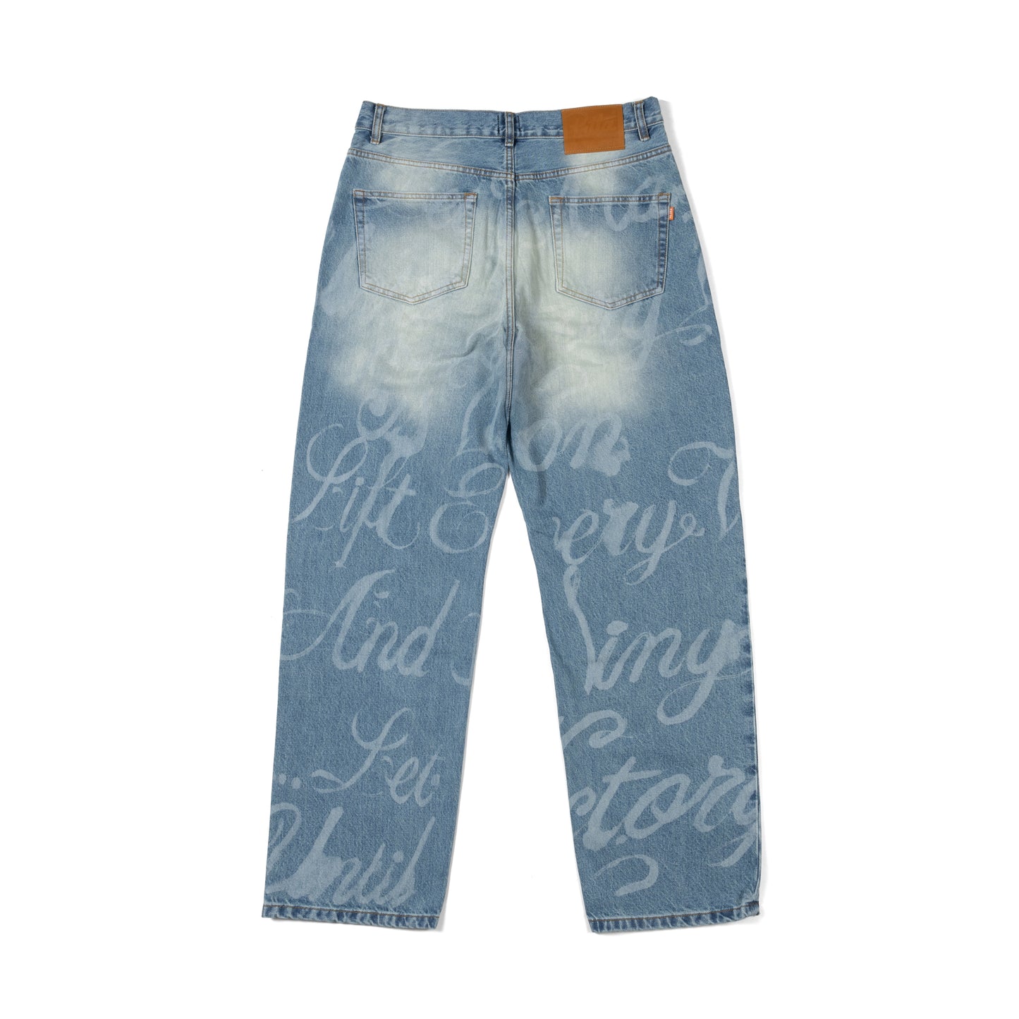 PattaGoods “Til Victory Is Won” Washed Denim Jeans