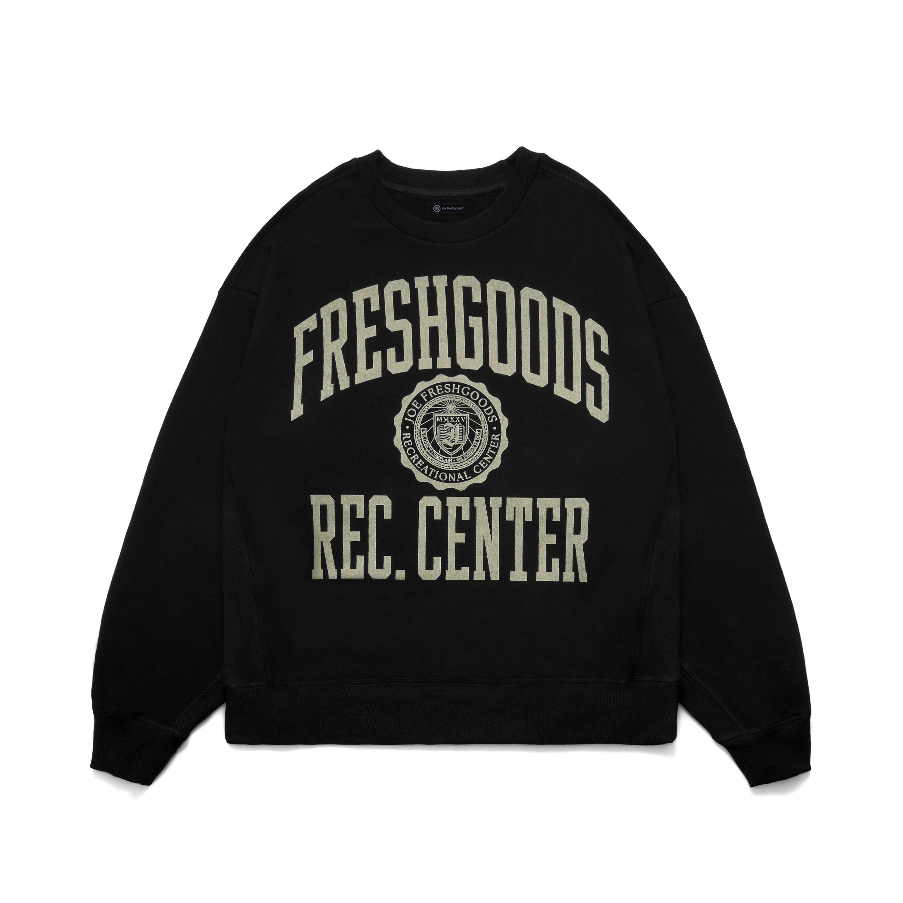 Rec Center Crewneck (Black) – JOE FRESHGOODS Rec Center Crewneck (Black) – JOE FRESHGOODS
