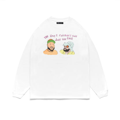 JFG x Trill Burgers "Can't Use Trill" Long Sleeve Tee