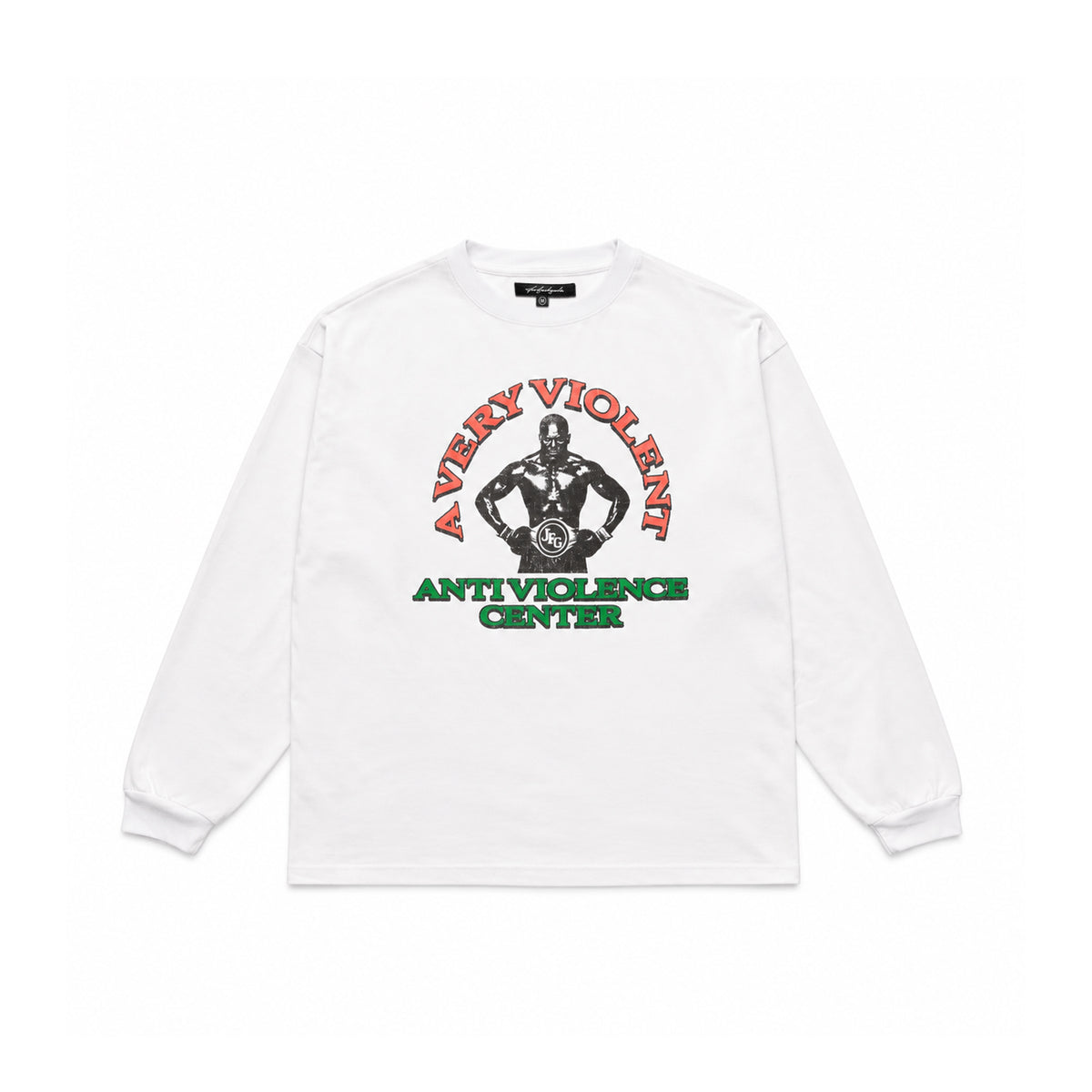 Anti Violence Center Long Sleeve Tee (White)