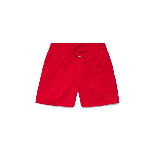 "Standard Uniform" Nylon Shorts (Paris Red)