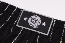 Load image into Gallery viewer, JFG x M&amp;N HEAVYWEIGHT WHITE SOX SHORTS (BLACK)