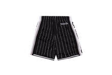 Load image into Gallery viewer, JFG x M&amp;N HEAVYWEIGHT WHITE SOX SHORTS (BLACK)